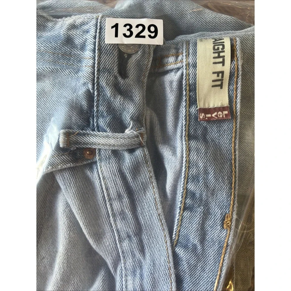 Levis 505 Jeans‎ Mens 38x32 Medium Wash Straight Fit Denim Work Grunge Thrashed